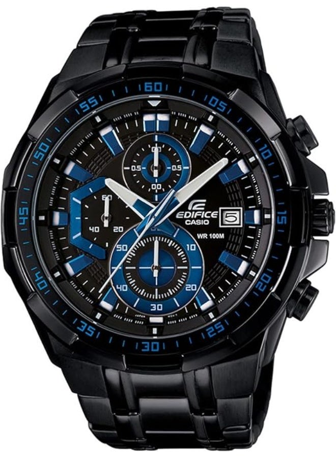 كاسيو ساعة ايديفيس انالوج للرجال بسوار من الراتنج كاسيو طراز EFR-539BK-1A2VUDF بمينا أسود - Image 1